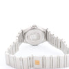 Omega Constellation 1562.3 56987505 6553/865 SS QZ Watch with White Dial Secondhand