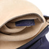 Secondhand Chloe Drew Leather Chain Crossbody Bag in Navy Blue