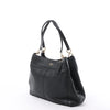Coach Lexy Pebbled Leather Shoulder Bag in Black Secondhand