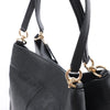 Coach Lexy Pebbled Leather Shoulder Bag in Black Secondhand