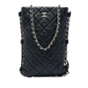 Chanel CC Quilted Lambskin Chain Around Phone Holder Crossbody Secondhand