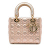 Dior Small Metallic Lambskin Cannage My ABCDior Lady Dior Secondhand