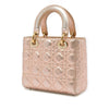 Dior Small Metallic Lambskin Cannage My ABCDior Lady Dior Secondhand
