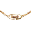 Dior Gold Plated Logo Chain Necklace Secondhand