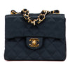 Chanel Mini Square Quilted Satin Single Flap Secondhand