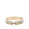 Hermès Narrow Enamel L Epopee d Hermes Clic H Bracelet PM Secondhand