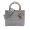 Dior Medium Embroidered Canvas Cannage Lady D Lite Secondhand