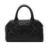 Chanel CC Quilted Caviar Bowling Bag Secondhand
