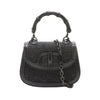 Gucci Mini GG Nylon Crystal 1947 Bamboo Top Handle Bag Secondhand