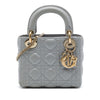 Dior Mini Metallic Lambskin Cannage Lady Dior Secondhand