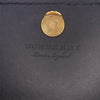Burberry Pebbled Leather Embossed Logo Hampshire Wallet on Chain Secondhand