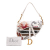 Dior Canvas Embroidered Camouflage Flowers Saddle Bag Secondhand
