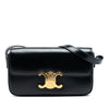 Secondhand Celine Shiny Calfskin Triomphe Claude Shoulder Bag