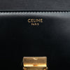 Celine Shiny Calfskin Triomphe Claude Shoulder Bag Secondhand