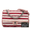 Chanel Jumbo Stripe Jersey Felt and Rope Flap Secondhand