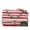 Chanel Jumbo Stripe Jersey Felt and Rope Flap Secondhand