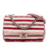 Chanel Jumbo Stripe Jersey Felt and Rope Flap Secondhand