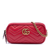 Gucci Mini Calfskin GG Marmont Triple Zip Crossbody Secondhand
