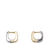Louis Vuitton Gold Plated Nanogram Hoop Earrings Secondhand