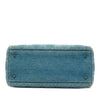 Dior Medium Denim Cannage Acrylic Handles Lady Dior Secondhand