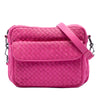 Bottega Veneta Nappa Intrecciato Front Pocket Messenger Bag Secondhand