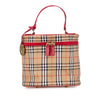 Secondhand Burberry Haymarket Check Canvas Vanity Bag
