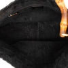Secondhand Gucci Woven Leather Bamboo Satchel