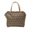Fendi Zucchino Canvas Handbag Secondhand
