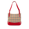 Burberry Haymarket Check Canvas Tote Secondhand