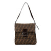 Fendi Zucca Canvas Shoulder Bag Secondhand