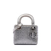 Dior Mini Satin Cannage Crystal Embellished Lady Dior Secondhand