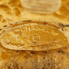 Chanel Gold Plated Rue Cambon Crest Clip On Earrings Secondhand