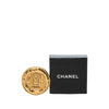 Chanel Gold Plated Rue Cambon Medallion Brooch Secondhand