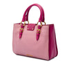 Miu Miu Bicolor Goatskin Madras Satchel Secondhand
