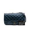 Chanel Quilted Glazed Calfskin Coco Pleats Flap Secondhand