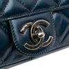 Chanel Quilted Glazed Calfskin Coco Pleats Flap Secondhand