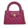 Chanel Nano Shiny Aged Calfskin Kelly Shopper Bag Secondhand