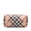 Burberry Supernova Check Coated Canvas Boston Bag Secondhand