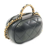 Chanel Quilted Lambskin CC Bubble Vanity Case With Chain Secondhand