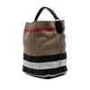 Burberry Medium Mega Check Canvas Ashby Bucket Bag Secondhand