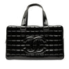 Chanel CC Chocolate Bar Patent Bowler Bag Secondhand