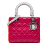 Secondhand Dior Medium Tricolor Lambskin Cannage Lady Dior