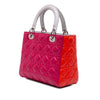 Secondhand Dior Medium Tricolor Lambskin Cannage Lady Dior