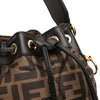 Fendi Mini Quilted Silk FF 1974 Mon Tresor Bucket Bag Secondhand