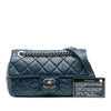 Chanel Small Glazed Calfskin Duo Color Flap Secondhand