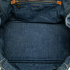Prada Large Denim Canapa Logo Satchel Secondhand