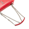 Secondhand Saint Laurent Medium Croc Embossed Leather Sunset Crossbody