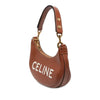 Celine Medium Leather Logo Ava Shoulder Bag Secondhand
