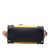 Celine Micro Tricolor Leather Luggage Tote Secondhand