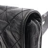 Chanel CC Aged Calfskin Logo Flap Messenger Bag Secondhand